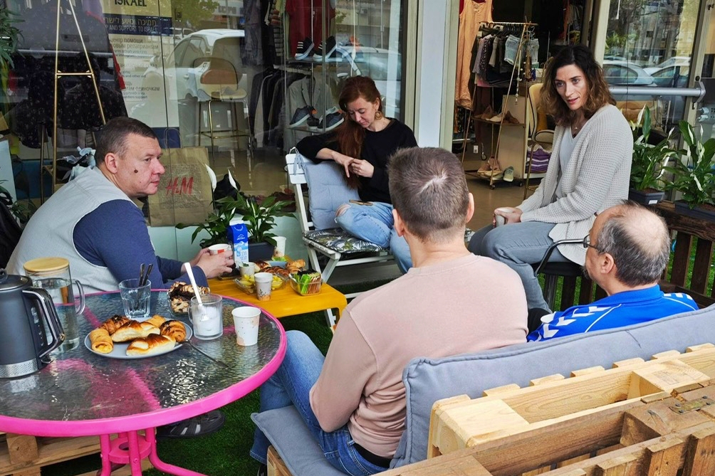 Friday. Coffee. Chatting.